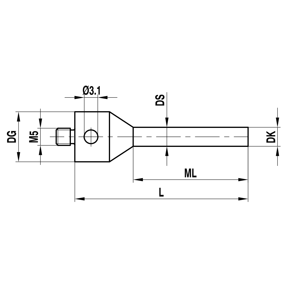 Zeichnung vom Produkt ZH M5 030 12 050