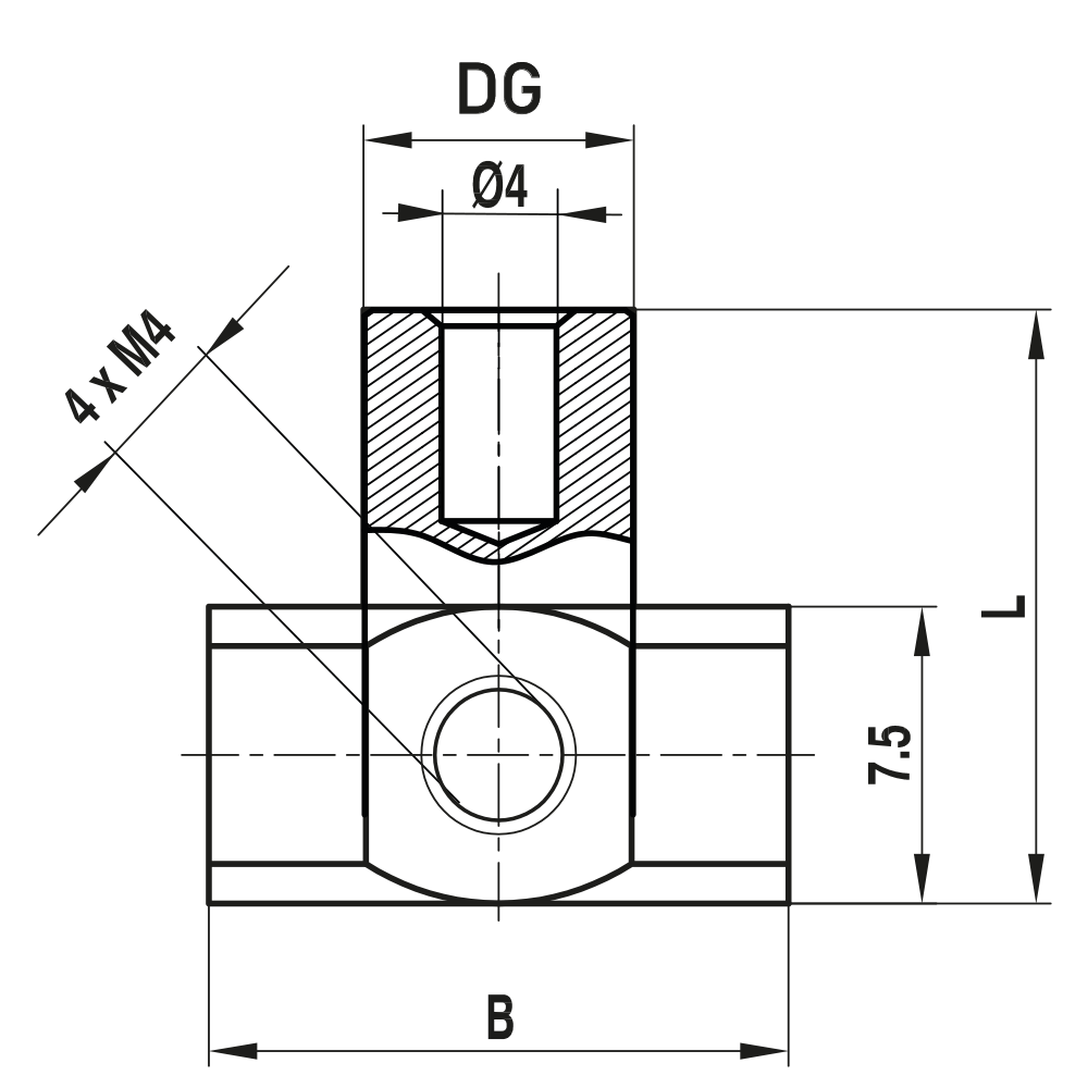 Zeichnung vom Produkt HI M4 000 15 015
