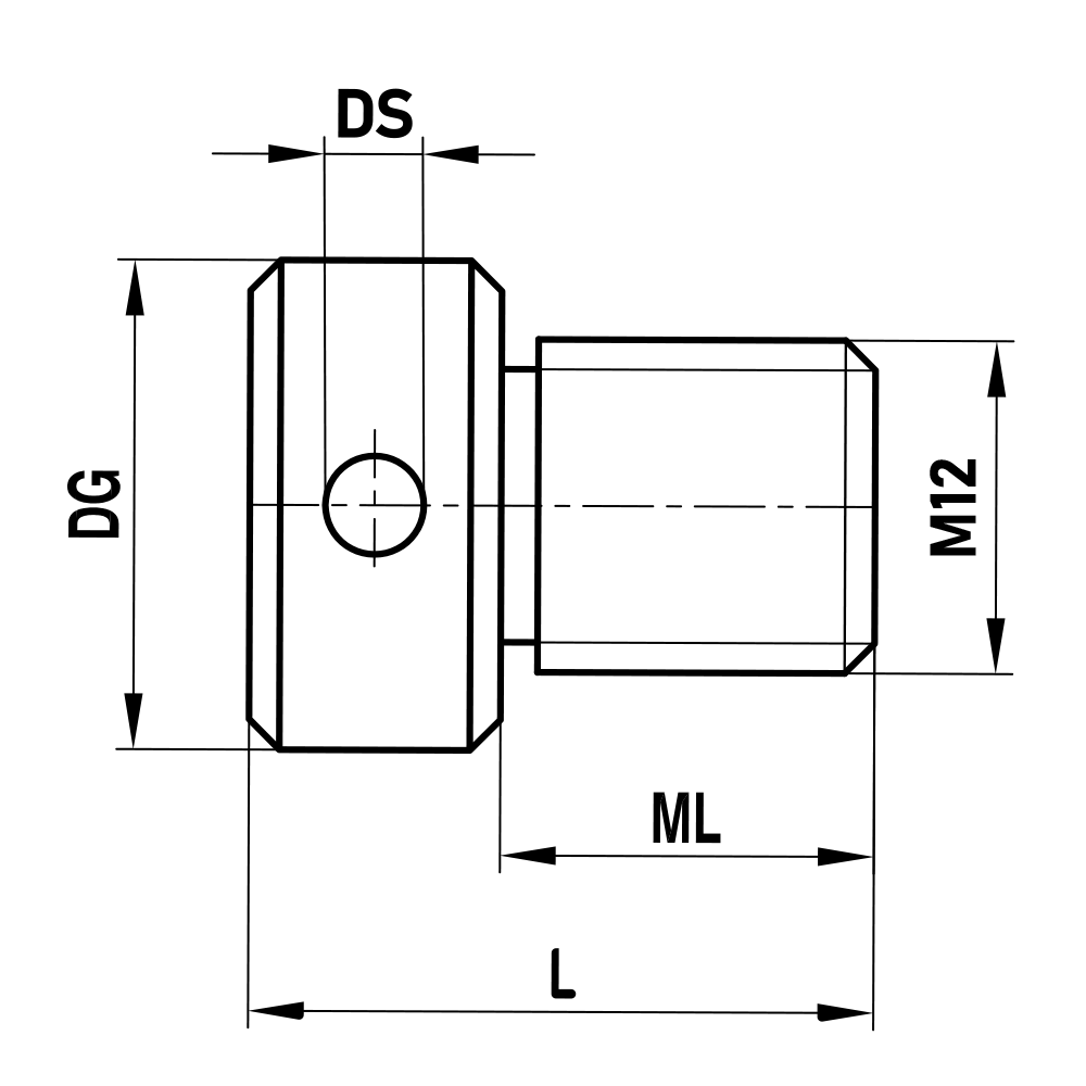 Zeichnung vom Produkt GW M1 200 20 025