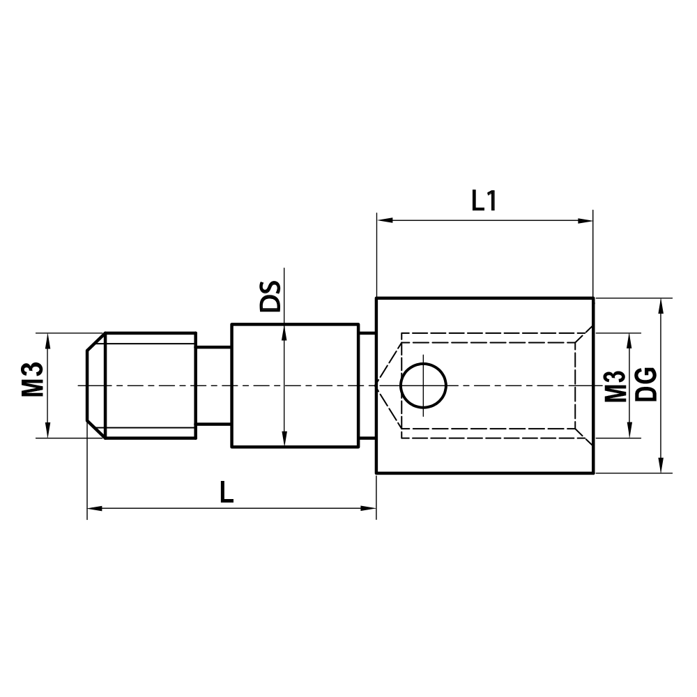Zeichnung vom Produkt SI M3 M30 05 008