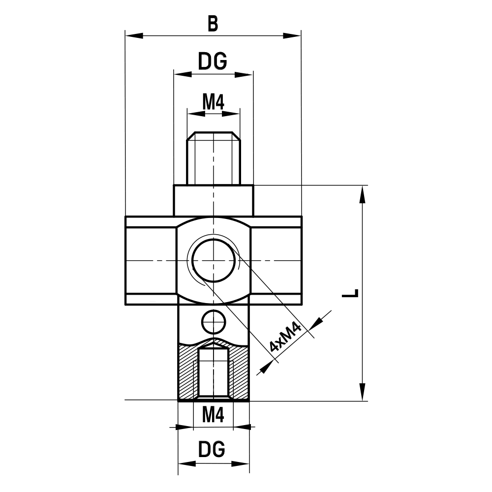 Zeichnung vom Produkt HI M4 000 15 018