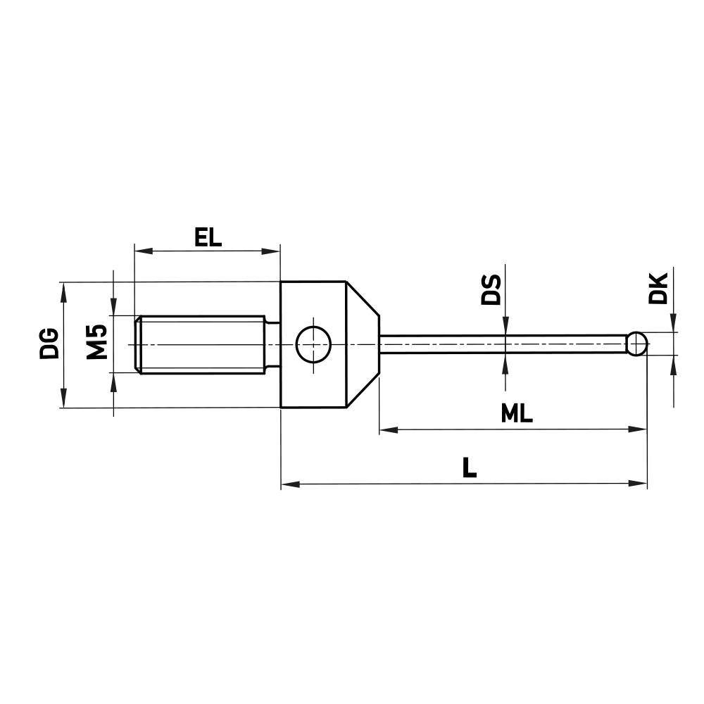 Zeichnung vom Produkt LH M5 030 19 034