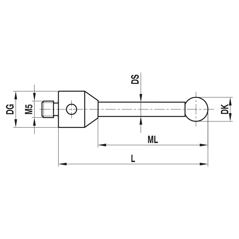 Zeichnung vom Produkt TH M5 080 11 114