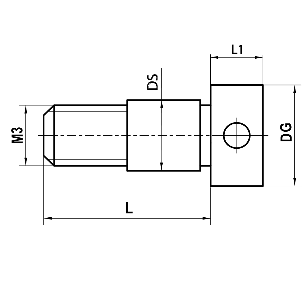 Zeichnung vom Produkt SI M3 000 05 008