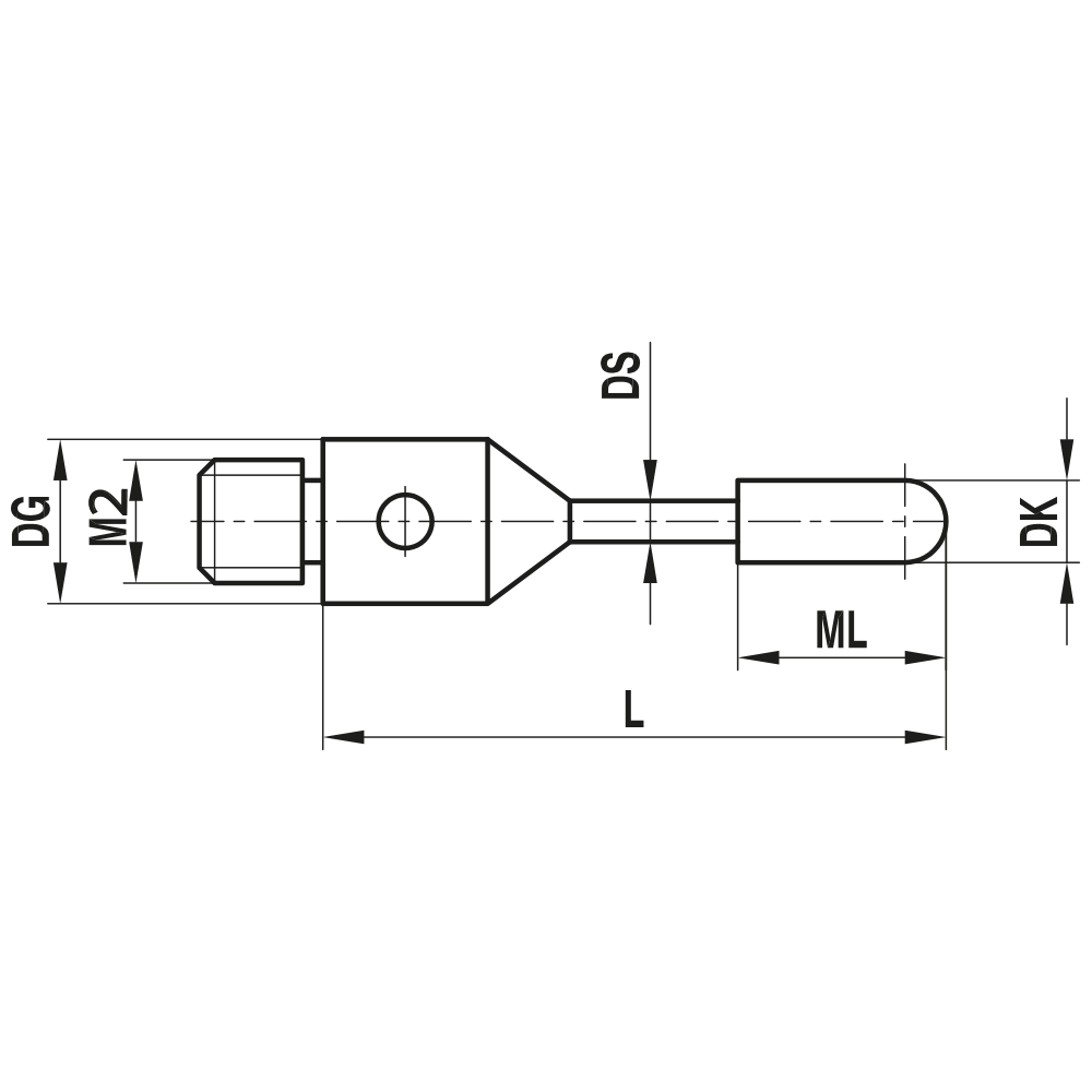 Zeichnung vom Produkt ZR M2 020 03 020