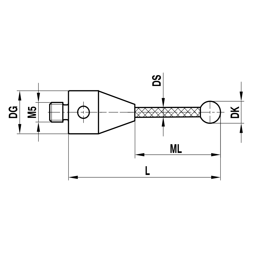 Zeichnung vom Produkt TC M5 080 11 150