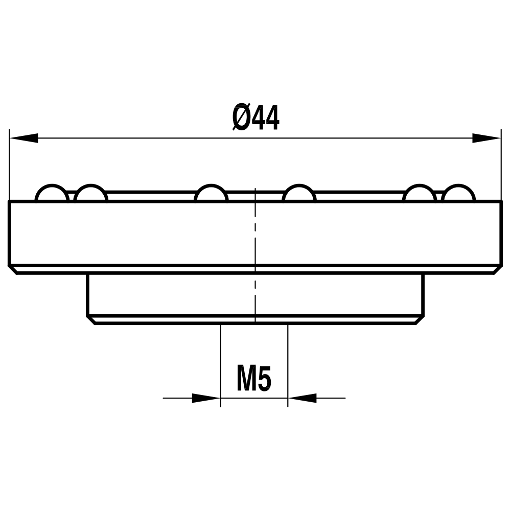 Zeichnung vom Produkt AT M5 SCH AL 002