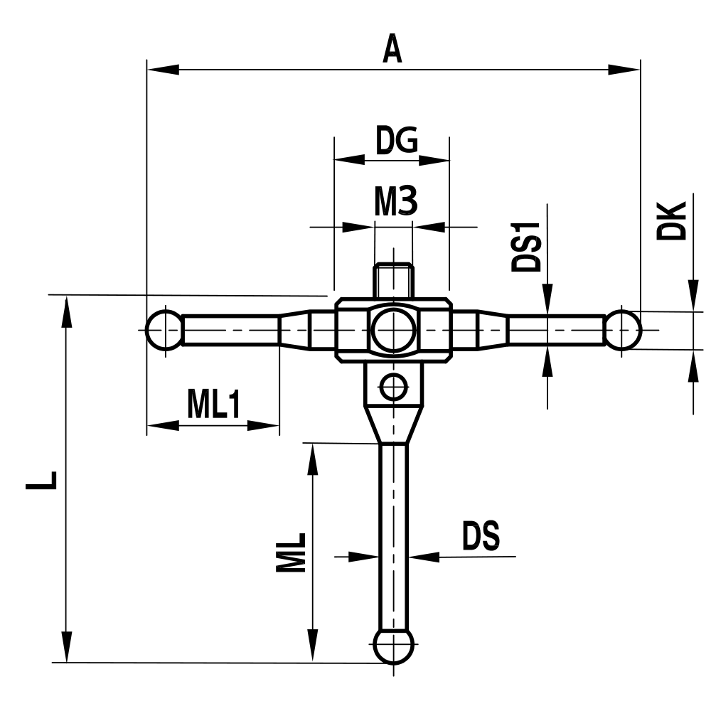 Zeichnung vom Produkt SI M3 020 07 052