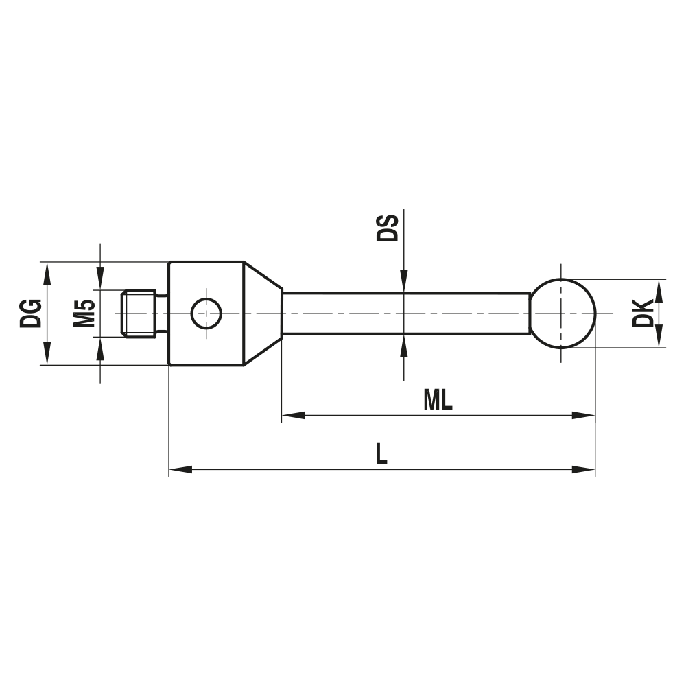 Zeichnung vom Produkt TH M5 030 11 058