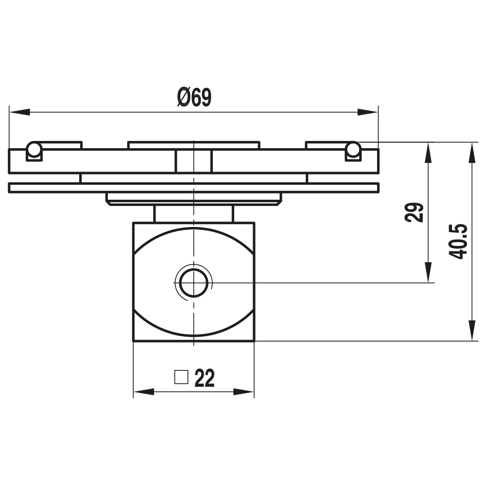 Zeichnung vom Produkt TP M5 MES SO 002