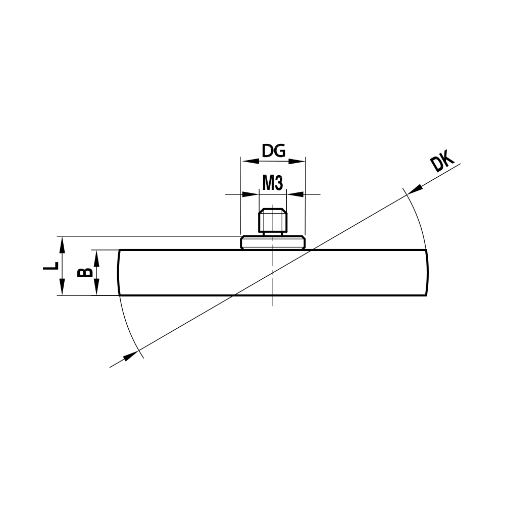 Zeichnung vom Produkt KI M3 050 35 M30