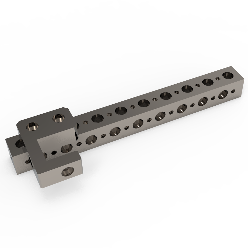 Adapter / Halter;  Grundkörper: Titan 